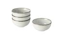 Set de 4 bowls pequeños gris
