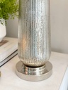 Lampara ribbed de mercury glass