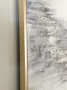 Cuadro oversized abstracto gris