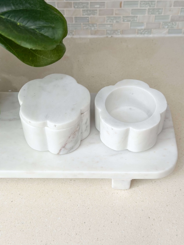 Set de pinch pots marmol