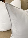 Forro de Cojin velvet gris palido