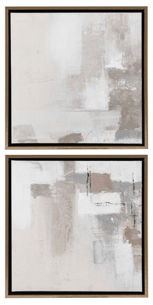 Set de 2 cuadros abstractos