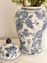Ginger Jar Azul y Blanco