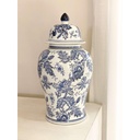 Ginger Jar Azul y Blanco