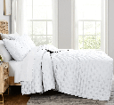 Bamboo Quilt Set Blanco