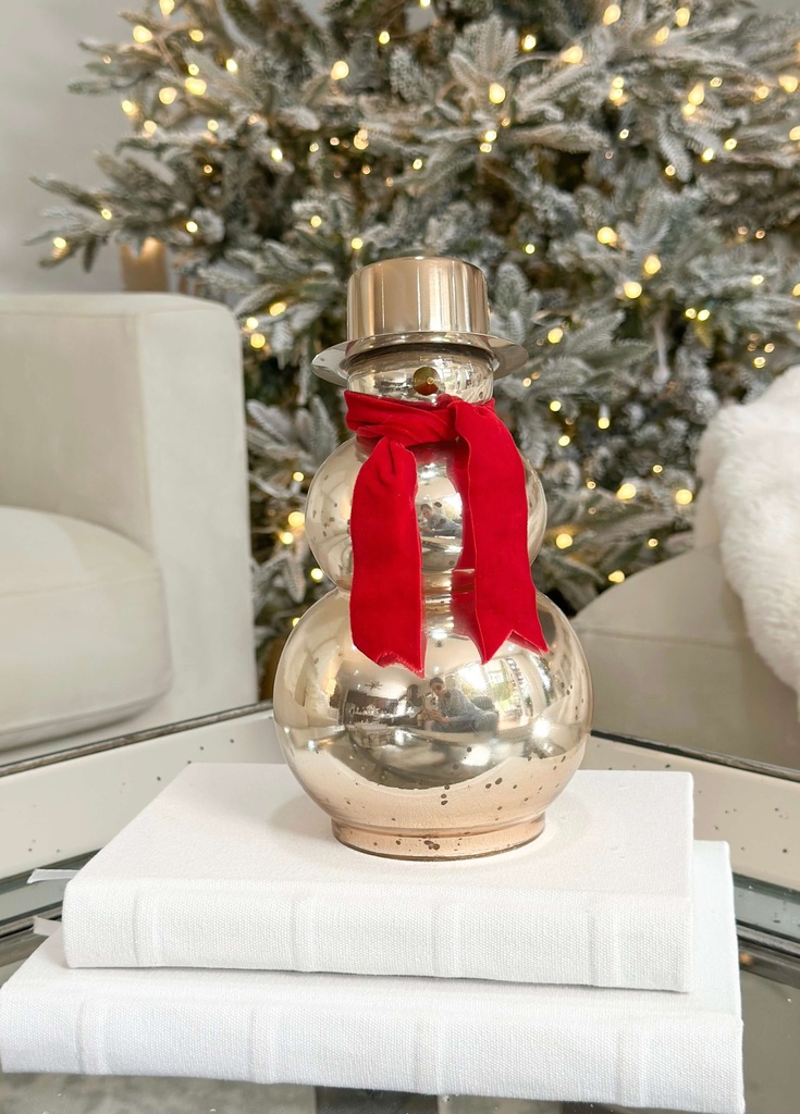 Snowman dorado de mercury