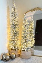 Arbol nevado iluminados (2 Tamaños)