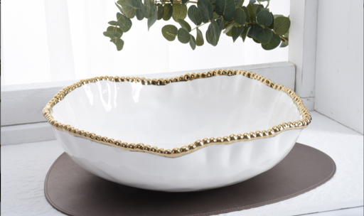 [CER1713WG / CER1713W] Bowl de porcelana para servir oversized