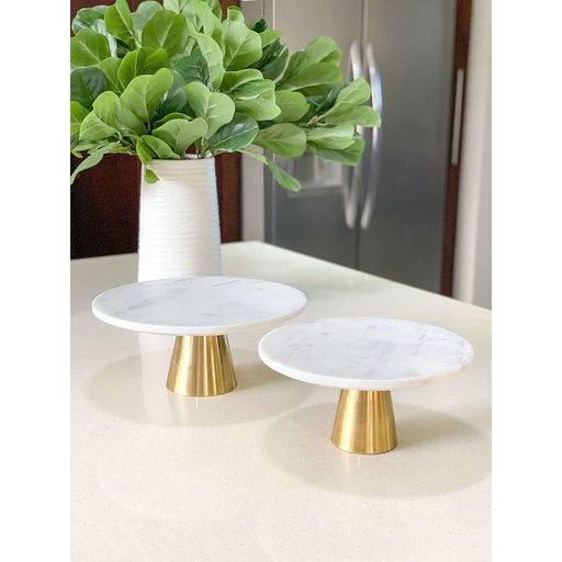 Cake stand de mármol (2 tamaños)