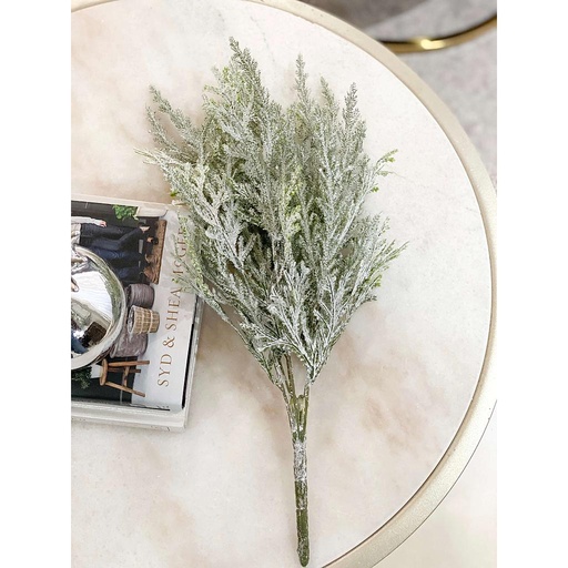 [53384A] Flocked Cedar Bush