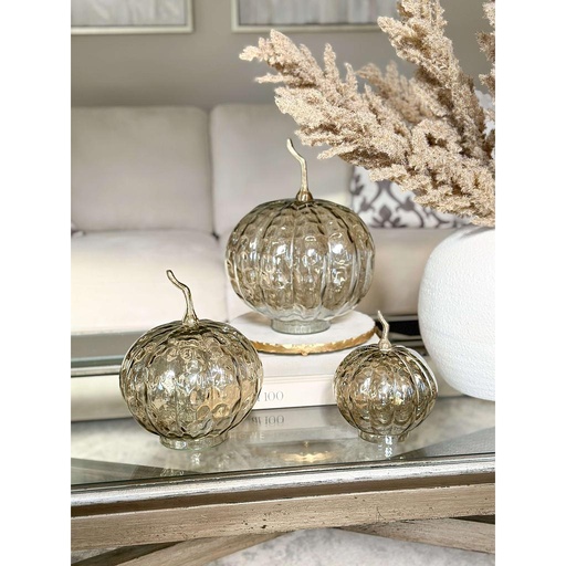Glass Pumpkins (3 tamaños)