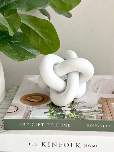 [45989] Nudo blanco decorativo