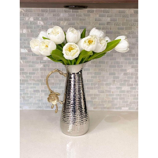 [15333] Pichel de aluminio con flor