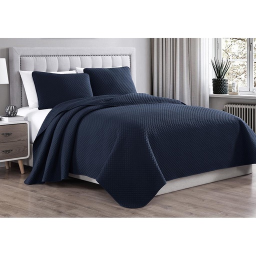 Quilt Set Elli Navy Blue