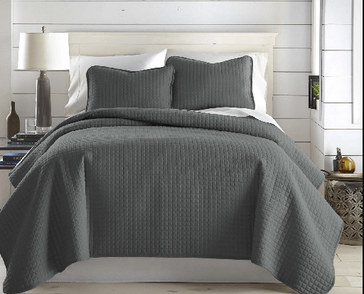 Quilt Set Vila Charcoal