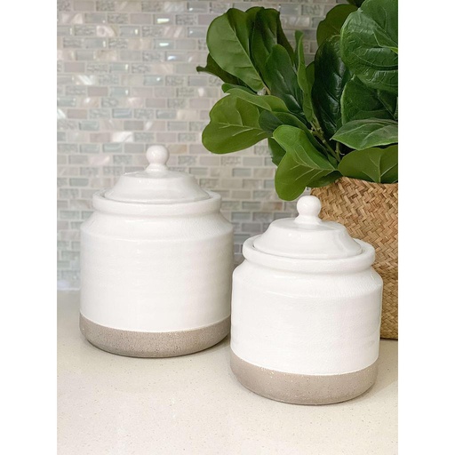 [38661] Set de 2 Jars de cerámica