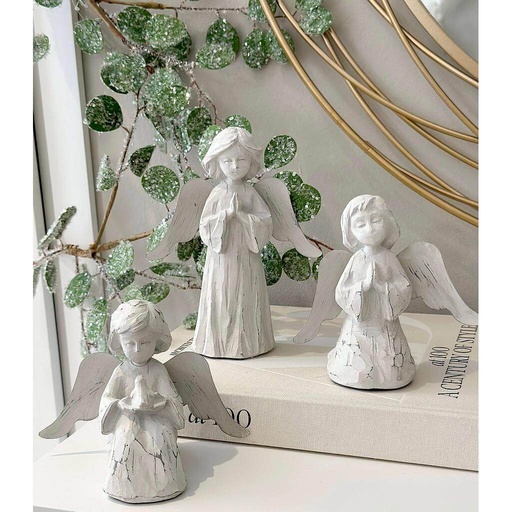 [85771] Set de 3 Angeles Blancos