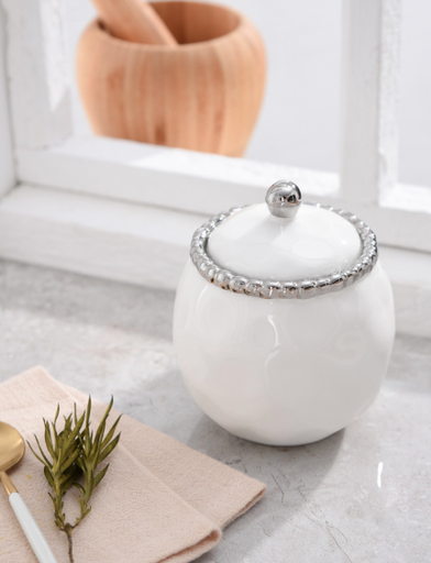 Sugar pot (Dorado y plateado)