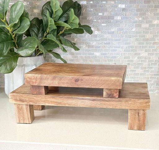 Tabla de madera con patitas cuadradas (Dos tamaños)