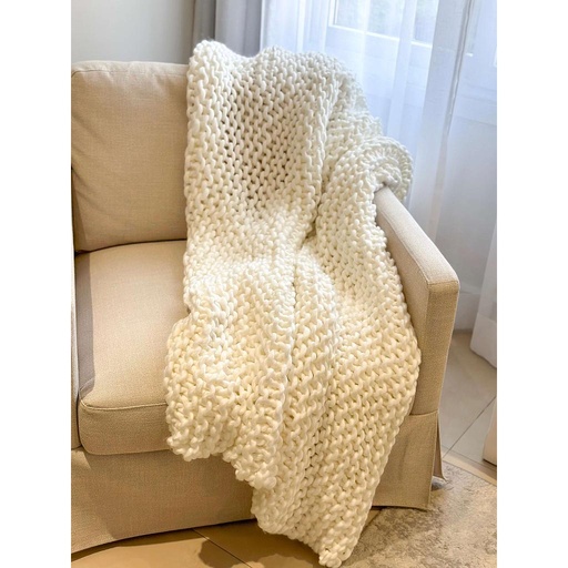 Throw Trenzado de Lana