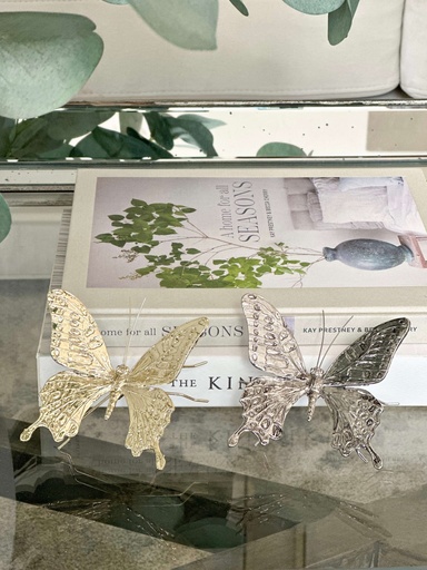 Mariposa de metal (2 Colores)