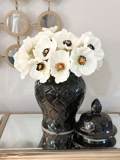 [13423B-WH] Bunch de flores Poppy